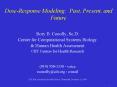DoseResponse Modeling: Past, Present, and Future PowerPoint PPT Presentation