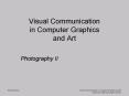 Visual Communication in Computer Graphics and Art http:www'eagereyes'orgVisComm PowerPoint PPT Presentation