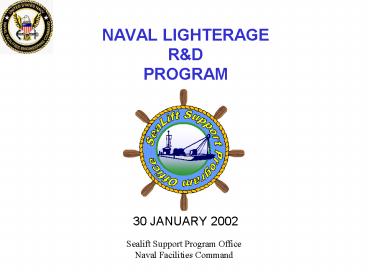 NAVAL LIGHTERAGE R