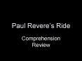 Paul Reveres Ride PowerPoint PPT Presentation