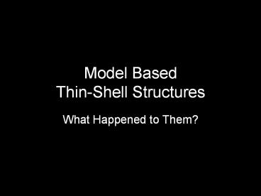 Model%20Based%20Thin-Shell%20Structures