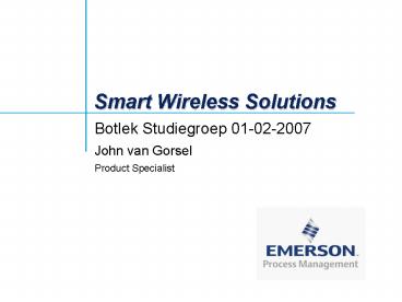 Smart Wireless Solutions