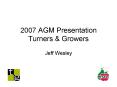 2007 AGM Presentation Turners PowerPoint PPT Presentation