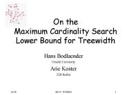 On the Maximum Cardinality Search Lower Bound for Treewidth