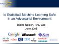 Is Statistical Machine Learning Safe in an Adversarial Environment PowerPoint PPT Presentation