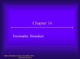 Personality Disorders PowerPoint PPT Presentation