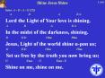 Shine Jesus Shine PowerPoint PPT Presentation
