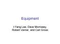 Equipment PowerPoint PPT Presentation