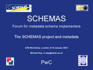 SCHEMAS Forum for metadata schema implementers