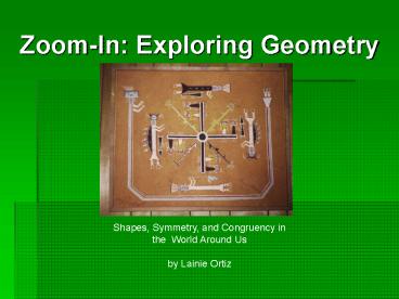 Shapes, Symmetry, and Congruency in