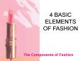 The Components of Fashion PowerPoint PPT Presentation