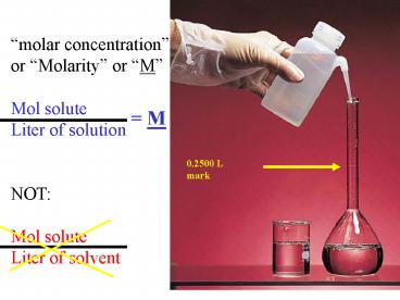 molar concentration