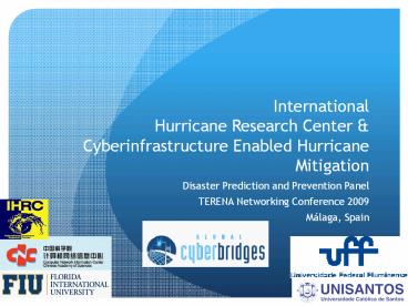 International Hurricane Research Center