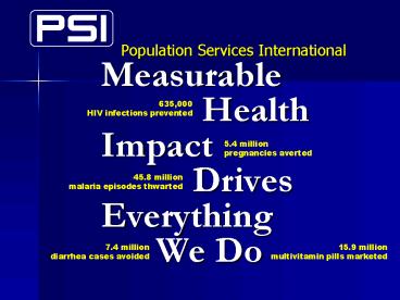 Population Services International