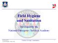 Field Hygiene and Sanitation PowerPoint PPT Presentation