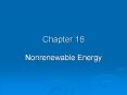 Nonrenewable Energy PowerPoint PPT Presentation