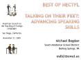 BEST OF NECTFL TALKING ON THEIR FEET: ADVANCING SPEAKING SKILLS PowerPoint PPT Presentation