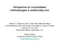 Perspective on consolidated methodologies PowerPoint PPT Presentation