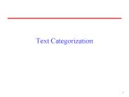 Text Categorization