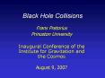 Black%20Hole%20Collisions PowerPoint PPT Presentation