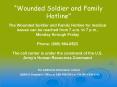 Wounded Soldier and Family Hotline PowerPoint PPT Presentation