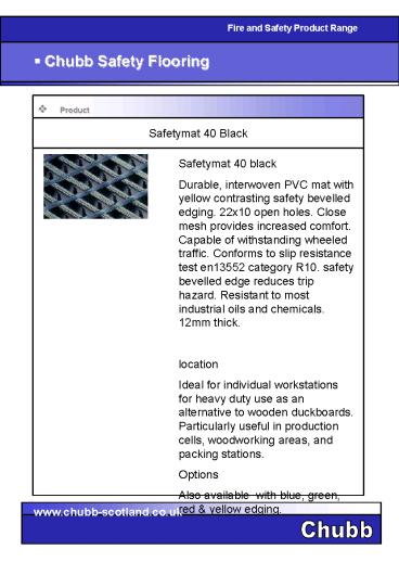 Safetymat 40 Black