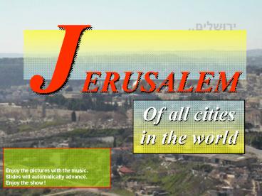 JERUSALEM
