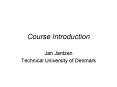 Course Introduction PowerPoint PPT Presentation