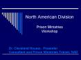 North American Division Prison Ministries Workshop PowerPoint PPT Presentation