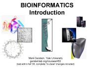BIOINFORMATICS Introduction