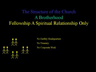 The Structure of the Church