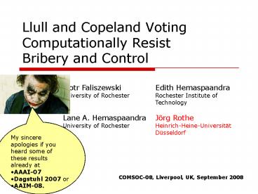 Llull and Copeland Voting Computationally Resist Bribery and Control