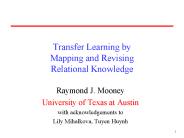 Transfer Learning by Mapping and Revising Relational Knowledge