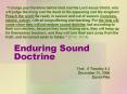 Enduring Sound Doctrine PowerPoint PPT Presentation