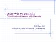 CS520 Web Programming ObjectRelational Mapping with Hibernate PowerPoint PPT Presentation