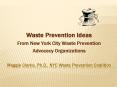 Maggie Clarke, Ph'D', NYC Waste Prevention Coalition PowerPoint PPT Presentation
