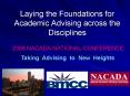 Laying the Foundations for Academic Advising across the Disciplines 2008 NACADA NATIONAL CONFERENCE PowerPoint PPT Presentation