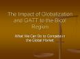 The Impact of Globalization and GATT to the Bicol Region PowerPoint PPT Presentation