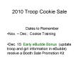 2010 Troop Cookie Sale PowerPoint PPT Presentation