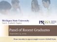 Panel of Recent Graduates PowerPoint PPT Presentation