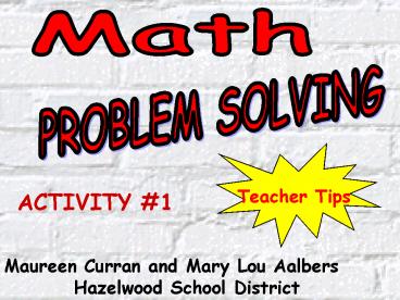 Maureen Curran and Mary Lou Aalbers