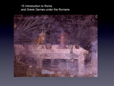 15 Introduction to Rome