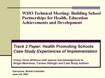 Vancouver, British Columbia