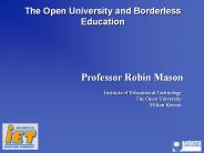 The Open University and Borderless Education