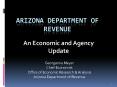 ARIZONA DEPARTMENT OF REVENUE PowerPoint PPT Presentation