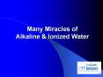 Many Miracles of Alkaline PowerPoint PPT Presentation