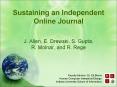 Sustaining an Independent Online Journal PowerPoint PPT Presentation