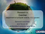 Reseach in DistriNet department of computer science, K'U'Leuven