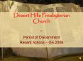 Desert Hills Presbyterian Church PowerPoint PPT Presentation