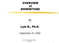OVERVIEW of DHIMMITUDE PowerPoint PPT Presentation
